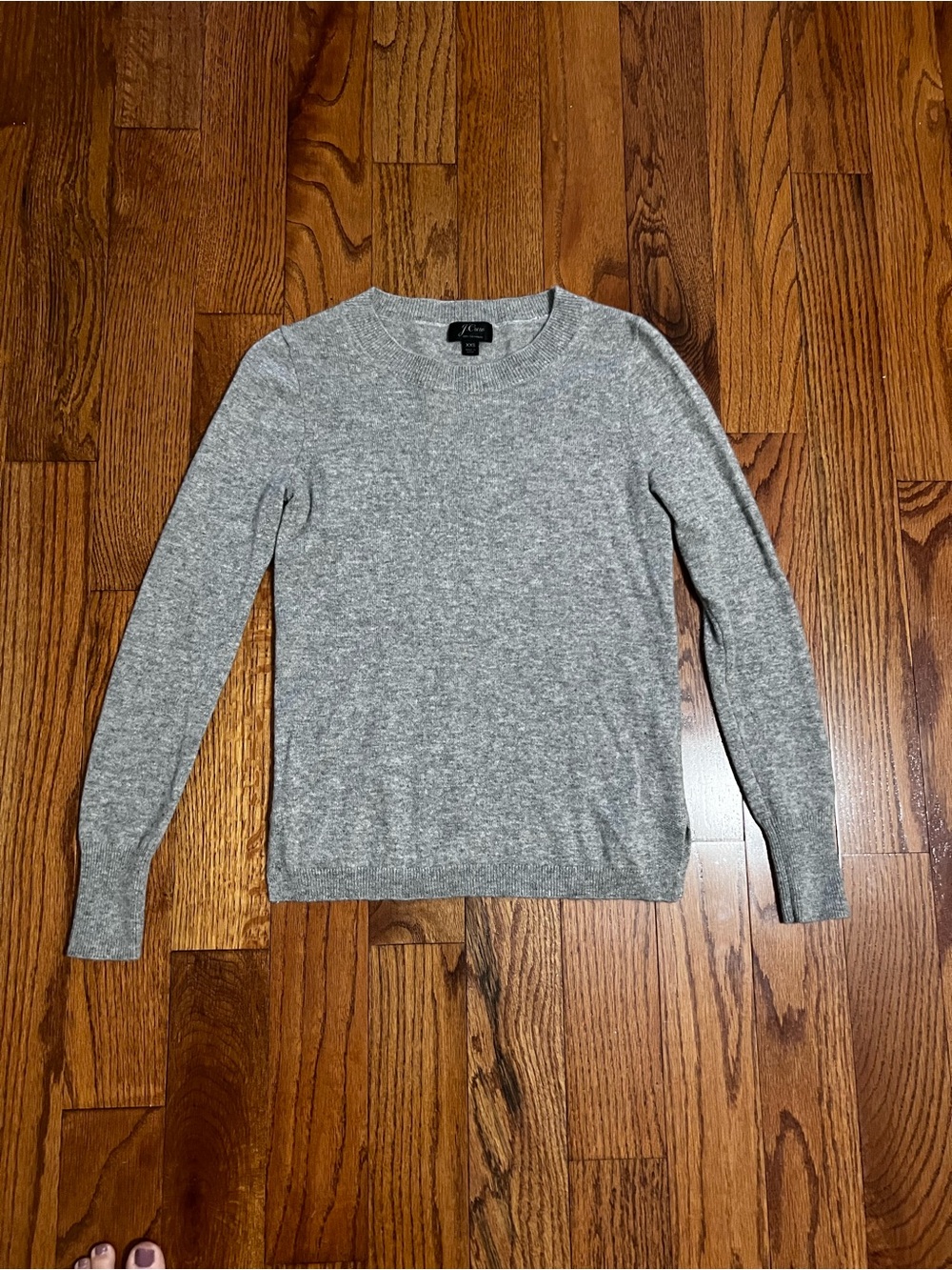 J. Crew Crewneck Cashmere Sweater - Heather Gray